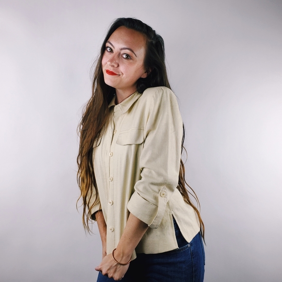 j.h collectibles Button up collared shirt Blazer - Picture 3 of 5